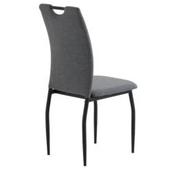 Esszimmerstuhl APOLLO Im 4er Set In Grau/schwarz Mit Stoffbezug 11 Esszimmerstuhl APOLLO Im 4er Set In Grau/schwarz Mit Stoffbezug -Möbelhaus 12275 3 N