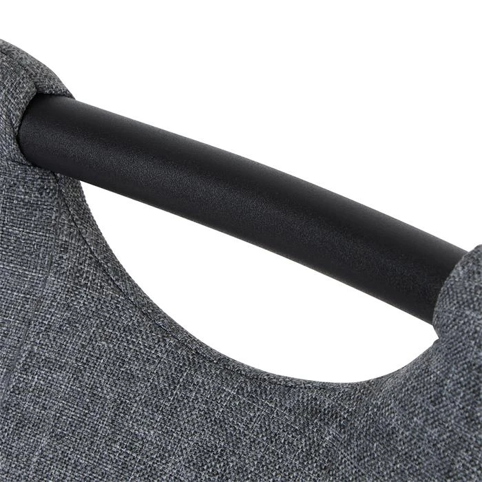 Esszimmerstuhl APOLLO Im 4er Set In Grau/schwarz Mit Stoffbezug 8 Esszimmerstuhl APOLLO Im 4er Set In Grau/schwarz Mit Stoffbezug – Bild 6