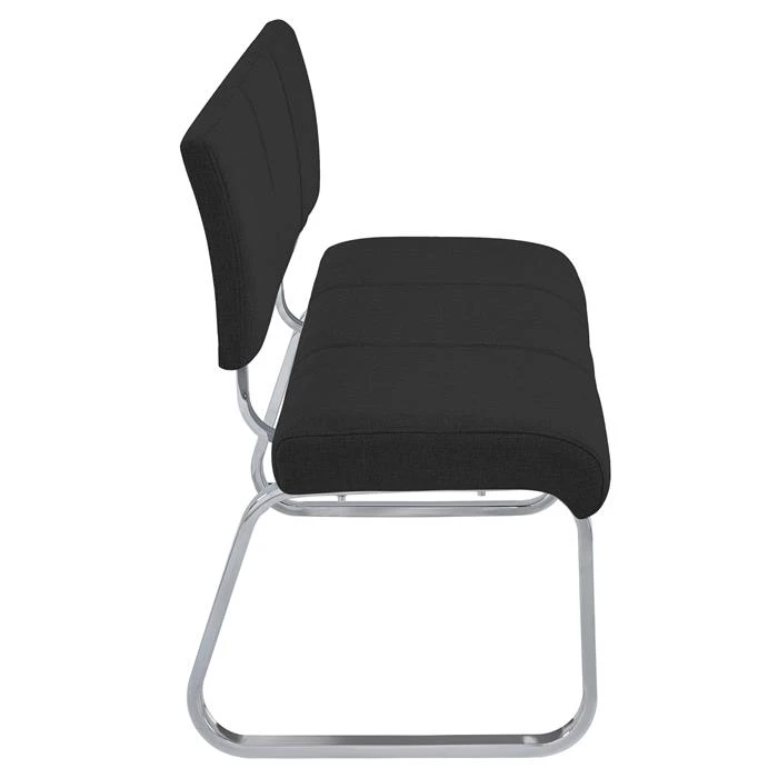 Esszimmerbank VILAS Stoffbezug In Schwarz 5 Esszimmerbank VILAS Stoffbezug In Schwarz – Bild 3