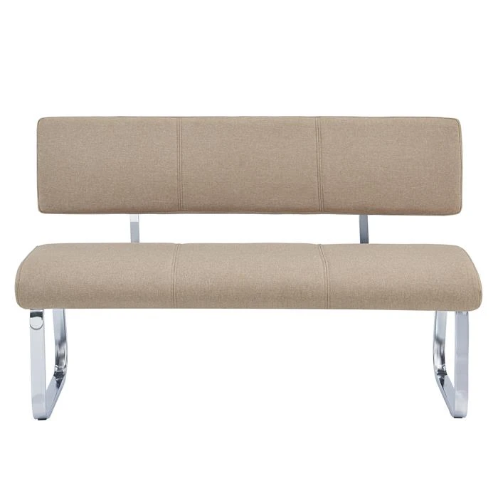 Esszimmerbank VILAS Stoffbezug In Beige 4 Esszimmerbank VILAS Stoffbezug In Beige – Bild 2