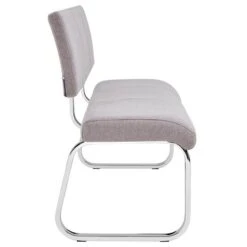 Esszimmerbank VILAS Stoffbezug In Grau -Möbelhaus 12383 2