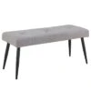 Sitzbank ARUBA Stoffbezug In Grau 2 Sitzbank ARUBA Stoffbezug In Grau -Möbelhaus 12389 0
