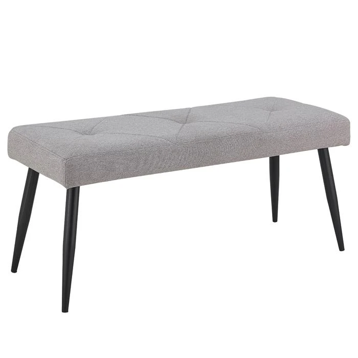 Sitzbank ARUBA Stoffbezug In Grau 3 Sitzbank ARUBA Stoffbezug In Grau