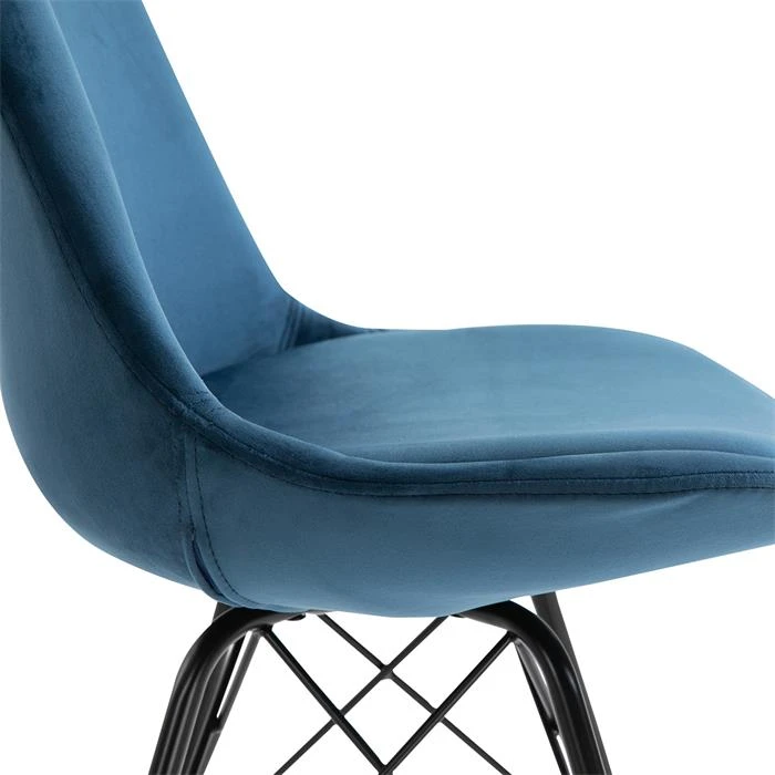 Esszimmerstuhl EVEREST Im 2er Set In Blau 6 Esszimmerstuhl EVEREST Im 2er Set In Blau – Bild 4