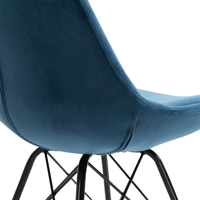 Esszimmerstuhl EVEREST Im 2er Set In Blau 7 Esszimmerstuhl EVEREST Im 2er Set In Blau – Bild 5