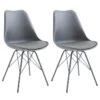 Esszimmerstuhl VALLEY Im 2er Set In Grau -Möbelhaus 12398 0