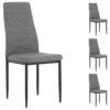 Esszimmerstuhl NATHALIE Im 4er Set In Grau Mit Stoffbezug 2 Esszimmerstuhl NATHALIE Im 4er Set In Grau Mit Stoffbezug -Möbelhaus 12556 0 N
