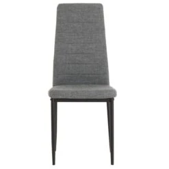 Esszimmerstuhl NATHALIE Im 4er Set In Grau Mit Stoffbezug -Möbelhaus 12556 1 N