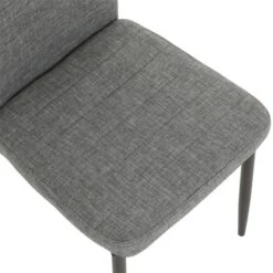 Esszimmerstuhl NATHALIE Im 4er Set In Grau Mit Stoffbezug -Möbelhaus 12556 4 N