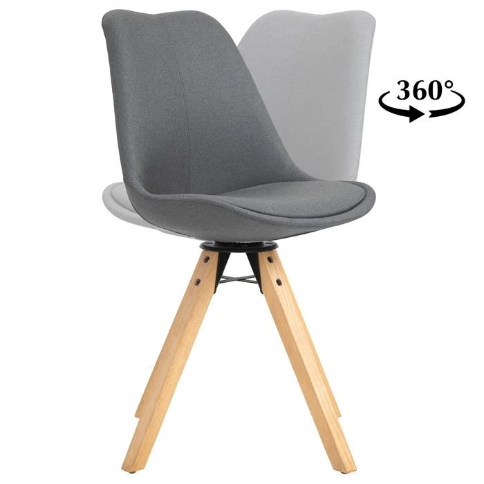 Esszimmerstuhl ISIDRO Im 2er Set In Grau 4 Esszimmerstuhl ISIDRO Im 2er Set In Grau – Bild 2