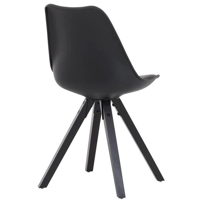 Esszimmerstuhl RETO Im 4er Set In Schwarz 6 Esszimmerstuhl RETO Im 4er Set In Schwarz – Bild 4