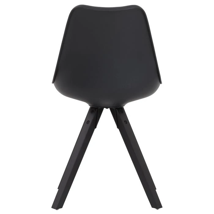 Esszimmerstuhl RETO Im 4er Set In Schwarz 7 Esszimmerstuhl RETO Im 4er Set In Schwarz – Bild 5