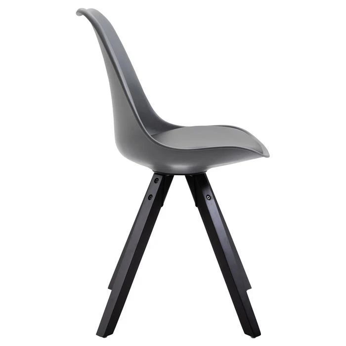 Esszimmerstuhl RETO Im 4er Set In Grau 5 Esszimmerstuhl RETO Im 4er Set In Grau – Bild 3