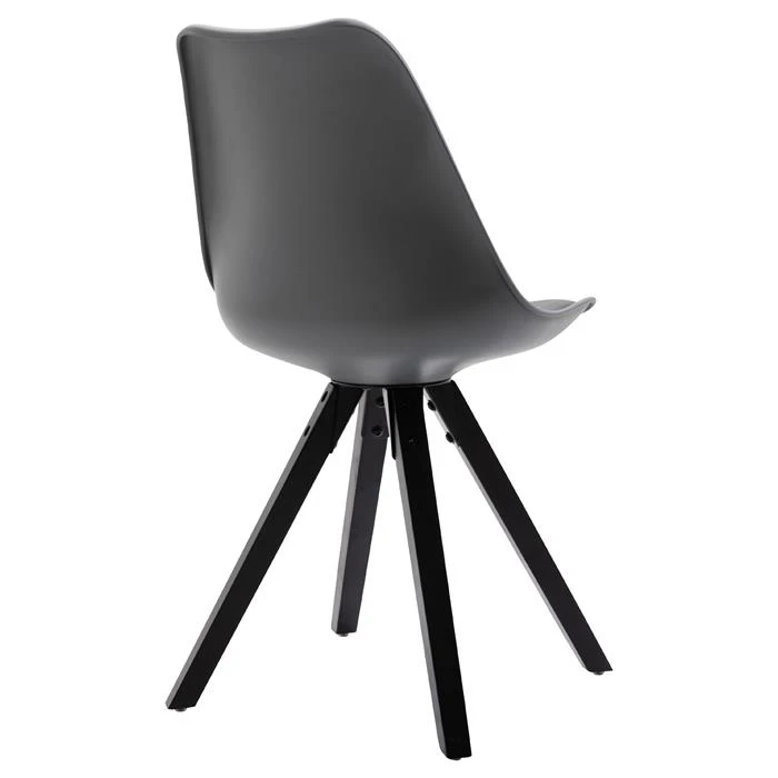 Esszimmerstuhl RETO Im 4er Set In Grau 6 Esszimmerstuhl RETO Im 4er Set In Grau – Bild 4