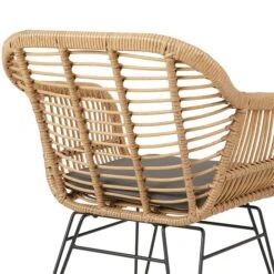 Gartenstuhl PARAMO Aus Polyrattan Mit Sitzkissen Im 2er Set -Möbelhaus 12660 3