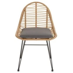 Esszimmerstuhl Gartenstuhl LOBOS Im 2er Set Aus Flechtrattan -Möbelhaus 12667 2