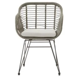 Gartenstuhl PARAMO 2er Set, Polyrattan Geflecht In Grau 9 Gartenstuhl PARAMO 2er Set, Polyrattan Geflecht In Grau -Möbelhaus 12670 1