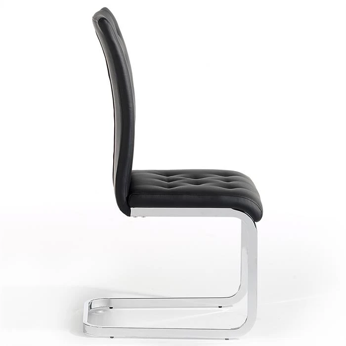 Schwingstuhl CHLOE Im 4er Set In Schwarz 4 Schwingstuhl CHLOE Im 4er Set In Schwarz – Bild 2