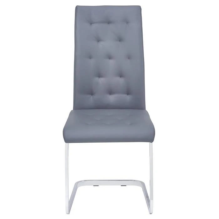 Schwingstuhl CHLOE In Grau 2er Set 4 Schwingstuhl CHLOE In Grau 2er Set – Bild 2