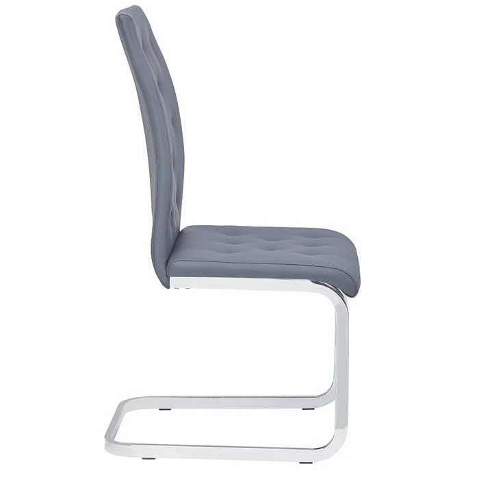 Schwingstuhl CHLOE In Grau 2er Set 5 Schwingstuhl CHLOE In Grau 2er Set – Bild 3