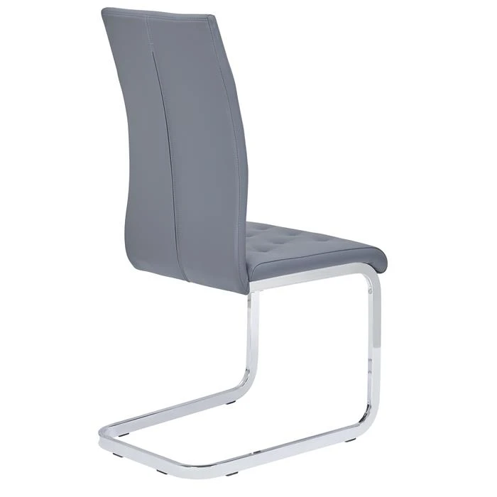 Schwingstuhl CHLOE In Grau 2er Set 6 Schwingstuhl CHLOE In Grau 2er Set – Bild 4