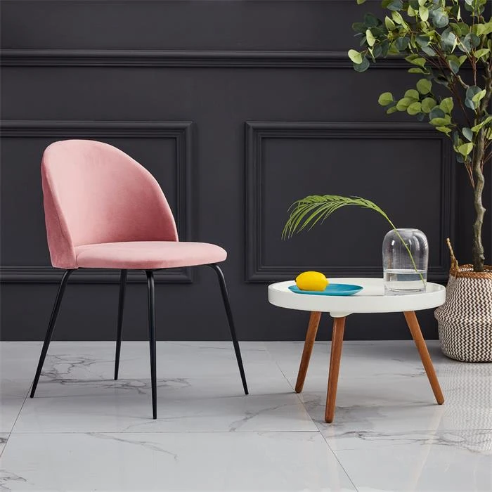 Esszimmerstuhl LOGAN Im 2er Set In Rosa 4 Esszimmerstuhl LOGAN Im 2er Set In Rosa – Bild 2