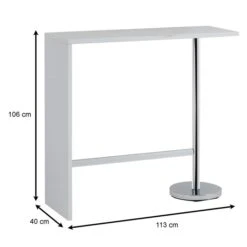 Bartisch RICARDO In Weiß -Möbelhaus 13198 5