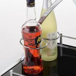 Servierwagen EVO In Schwarz Und Chrom -Möbelhaus 13810 4 N1