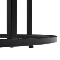 Couchtisch VASTO Rund In Schwarz Und Wildeiche -Möbelhaus 13907 4