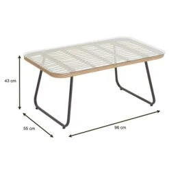 Beistelltisch BOREAL Mit Polyrattan -Möbelhaus 13944 4