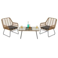 Beistelltisch BOREAL Mit Polyrattan -Möbelhaus 13944 5