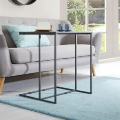 Beistelltisch VITORIO Rechteckig In Grau -Möbelhaus 13961 AC2