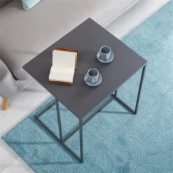 Beistelltisch VITORIO Rechteckig In Grau -Möbelhaus 13961 AC3