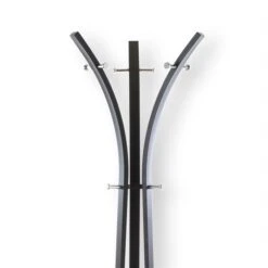 Kleiderständer LUGANO In Schwarz Lackiert -Möbelhaus 14615 1