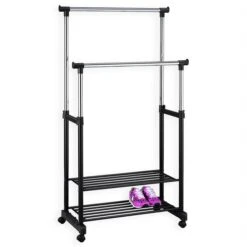 Rollgarderobe NELMA Mit 2 Ablagen