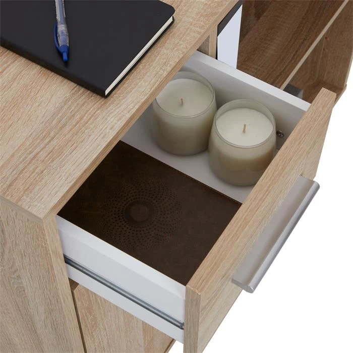 Eckschreibtisch ISOTTA Mit Regal In Sonoma Eiche 6 Eckschreibtisch ISOTTA Mit Regal In Sonoma Eiche – Bild 4