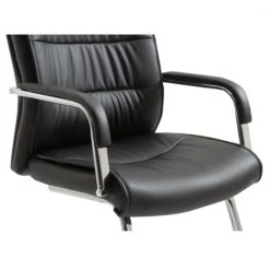 Besucherstuhl Konferenzstuhl CEDRIC Schwarz 12 Besucherstuhl Konferenzstuhl CEDRIC Schwarz -Möbelhaus 15365 4