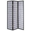 Paravent , Spanische Wand , Raumteiler, Schwarz -Möbelhaus 1733 0