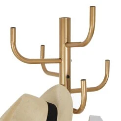 Kleiderständer KAKTUS Mit 8 Haken In Gold -Möbelhaus 18207 2