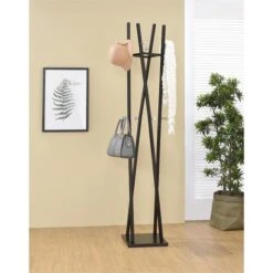 Kleiderständer Garderobenständer VITUS Schwarz -Möbelhaus 18295 1 N1