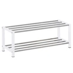 Schuhregal DUBLIN Mit 2 Böden, Weiß -Möbelhaus 18462 2