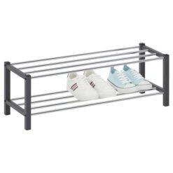 Schuhregal DUBLIN Mit 2 Böden In Grau