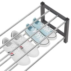 Schuhregal DUBLIN Mit 2 Böden In Grau -Möbelhaus 18463 2