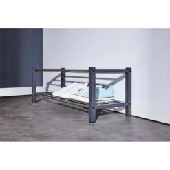 Schuhregal DUBLIN Mit 2 Böden In Grau -Möbelhaus 18463 A4