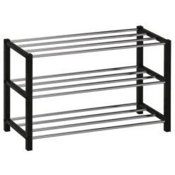 Schuhregal DUBLIN Mit 3 Böden In Schwarz -Möbelhaus 18464 2