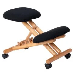 Kniehocker BORMIO Höhenverstellbar, Ergonomisch In Schwarz