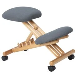 Kniehocker BORMIO Höhenverstellbar, Ergonomisch In Grau