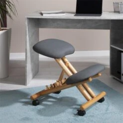 Kniehocker BORMIO Höhenverstellbar, Ergonomisch In Grau -Möbelhaus 18802 A0 N1