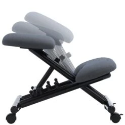 Kniehocker VICHY Höhenverstellbar, Ergonomisch In Grau -Möbelhaus 18803 5