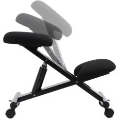 Kniehocker MALO Höhenverstellbar, Ergonomisch In Schwarz -Möbelhaus 18809 5